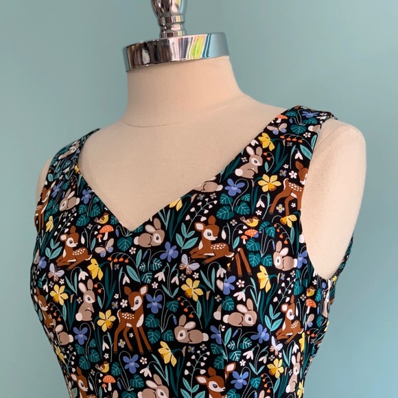 Eva Rose Dresses & Skirts - Bambi Floral Print V Neck Dress by Eva Rose